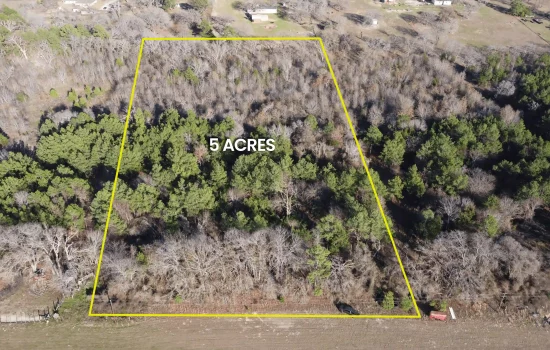 5 Unrestricted Acres For Sale in Larue TX. Henderson County