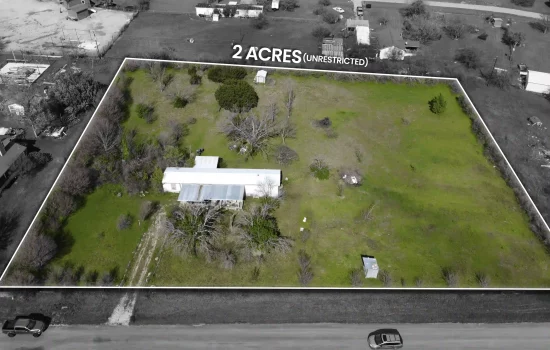 2 Acres of Unrestricted Land in Azle TX, (Parker County) With Mobile Home